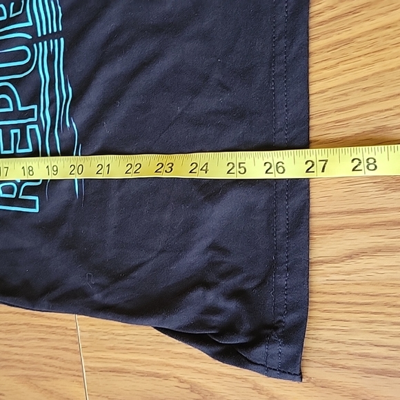 HUSTLE hoodie long sleeves tee size Medium logo front CALIFORNIA REPUBLIC - Picture 11 of 14